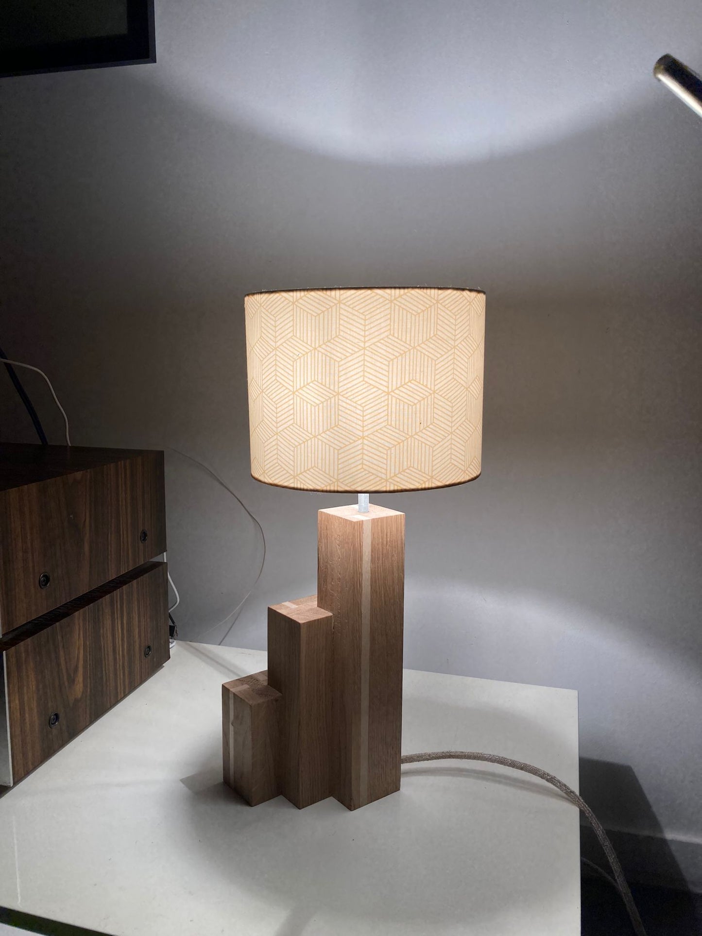 Lampe structurée