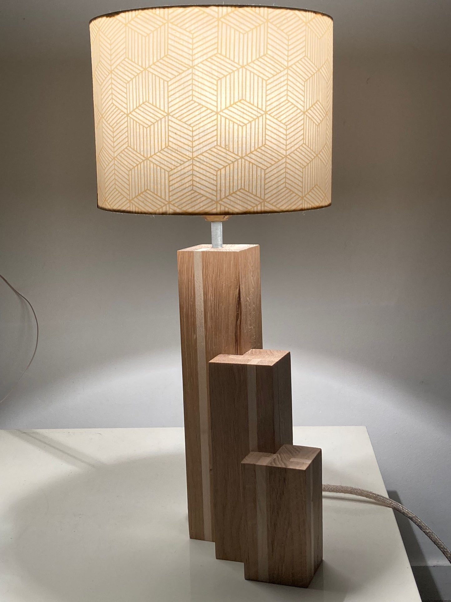 Lampe structurée