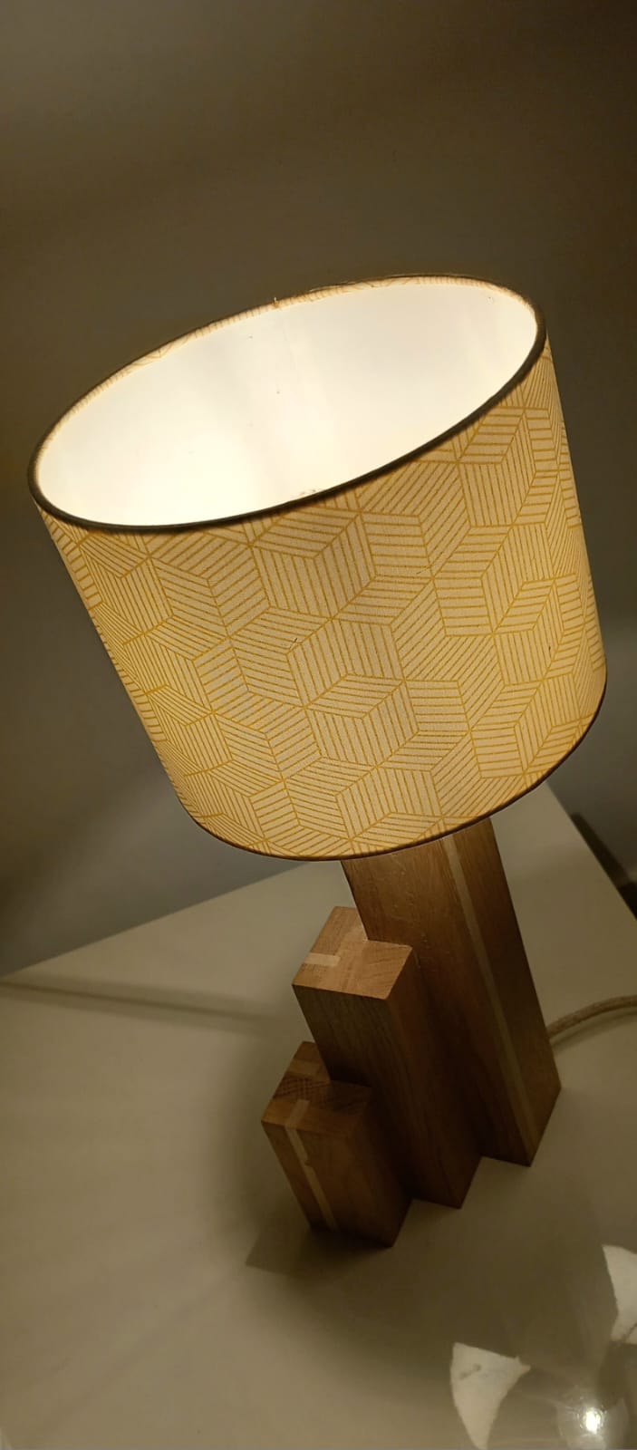 Lampe structurée